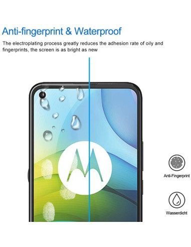 2-PACK Motorola Moto G9 Power Härdat Glas 0.26mm 9H Fullframe
