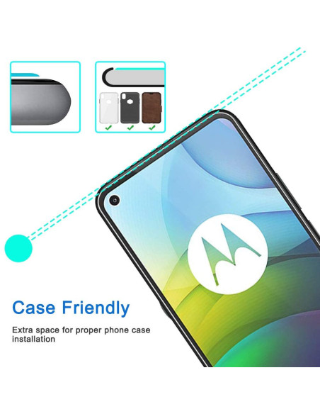 2-PACK Motorola Moto G9 Power Härdat Glas 0.26mm 9H Fullframe