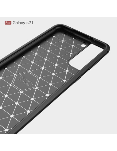 Samsung S21 Stöttåligt Skal SlimCarbon
