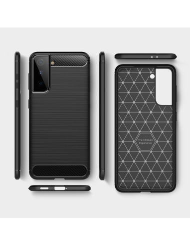 Samsung S21 Stöttåligt Skal SlimCarbon