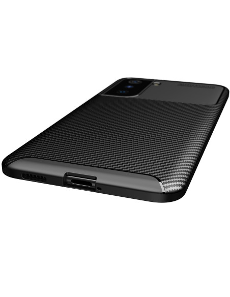 Samsung S21 Stöttåligt Slimmat Skal FullCarbon V4