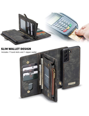 Samsung S21 Plånboksfodral Multi-Slot 13-FACK
