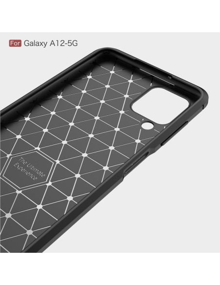 Samsung A12 5G Stöttåligt Skal SlimCarbon