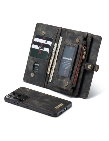 Samsung S21 Ultra Plånboksfodral Multi-Slot 13-FACK