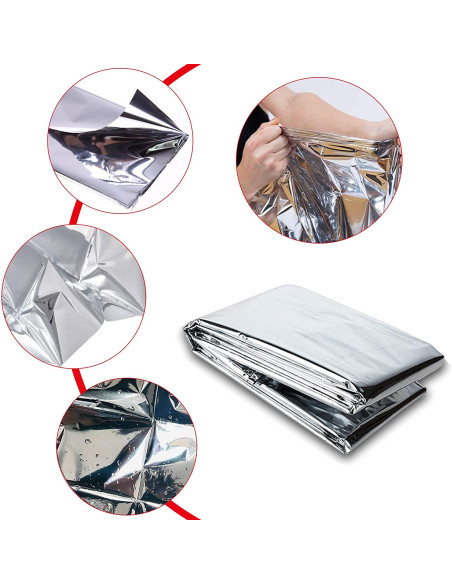 Vindtät Nödfilt Aluminium