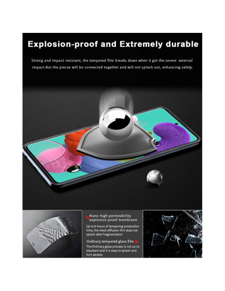 Samsung A52/A52s 4G/5G Härdat glas 0.26mm 2.5D 9H