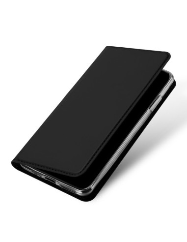 iPhone 11 Pro Flipfodral Skin Pro i svart, stängt och sett från sidan