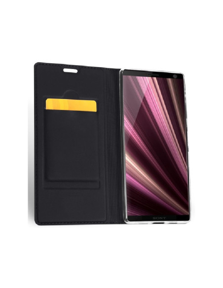 Xperia 10 Flipfodral Skin Pro med Kortfack