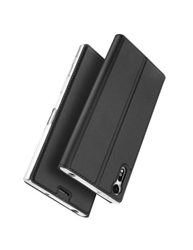 Xperia XZ &amp; XZs Flipfodral Skin Pro med Kortfack
