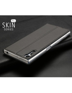 Xperia XZ &amp; XZs Flipfodral Skin Pro med Kortfack