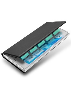 Xperia L1 Flipfodral Skin Pro med Kortfack