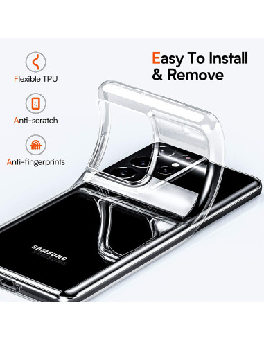 Samsung S21 Ultra Stötdämpande Silikon Skal Simple®