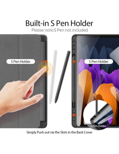 Samsung Tab S7 / Tab S8 11.0 Fodral Dux Ducis Domo Svart