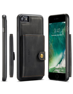iPhone 8 Stöttåligt Skal med Magnetisk Korthållare JeeHood
