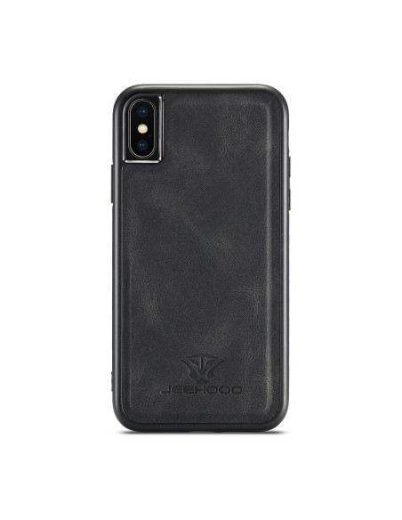 iPhone XS Max Stöttåligt Skal med Magnetisk Korthållare JeeHood