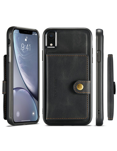 iPhone XR Stöttåligt Skal med Magnetisk Korthållare JeeHood
