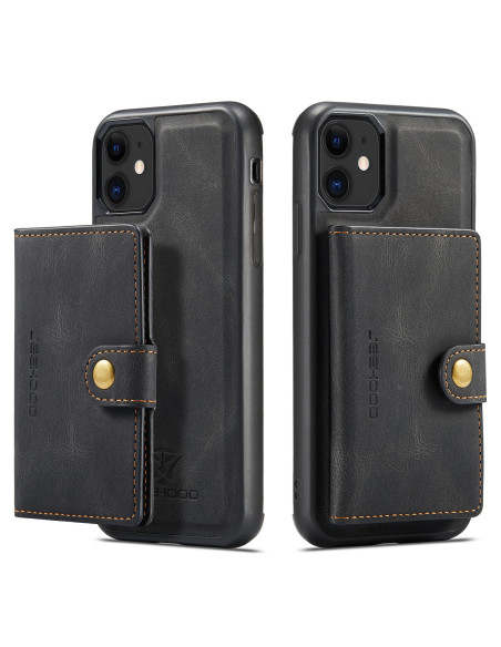 iPhone 11 Stöttåligt Skal med Magnetisk Korthållare JeeHood