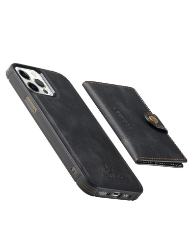 iPhone 12 Pro Max Stöttåligt Skal med Magnetisk Korthållare JeeHood