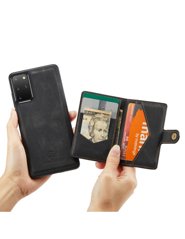 Samsung S20 Plus Stöttåligt Skal med Magnetisk Korthållare JeeHood
