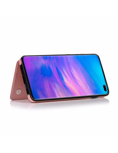 Samsung S10 Stöttåligt Skal Korthållare 3-FACK Flippr V2
