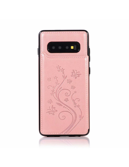 Samsung S10 Stöttåligt Skal Korthållare 3-FACK Flippr V2
