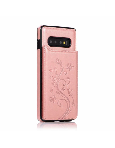Samsung S10 Stöttåligt Skal Korthållare 3-FACK Flippr V2