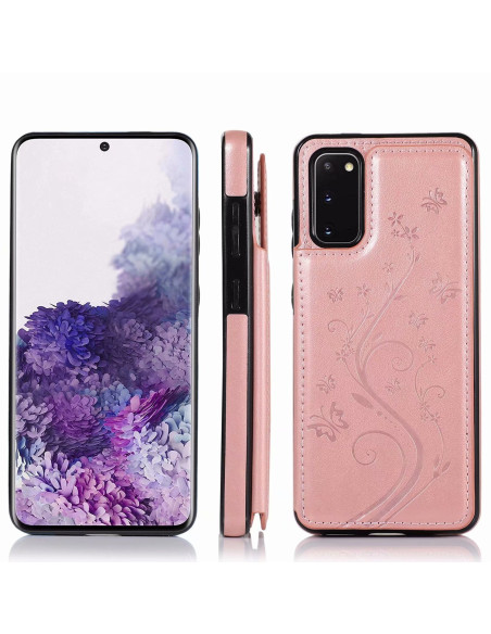Samsung S20 Stöttåligt Skal Korthållare 3-FACK Flippr V2
