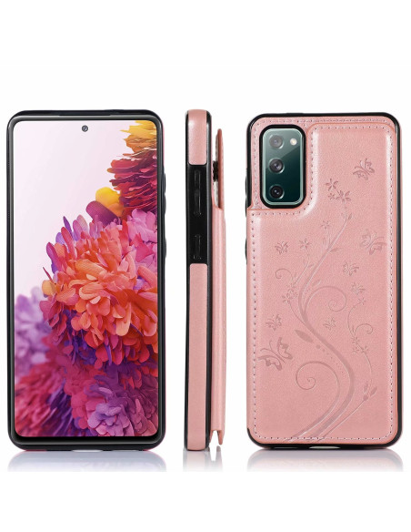 Samsung S20 FE Stöttåligt Skal Korthållare 3-FACK Flippr V2
