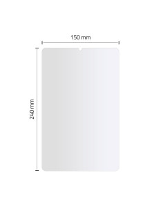 Hofi Glass Pro+ för Samsung Tab S6 Lite, visad med förpackning och skärmskydd monterat 2