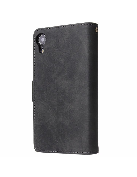 iPhone XR Multifunktionellt Plånboksfodral Zipper 8-Fack