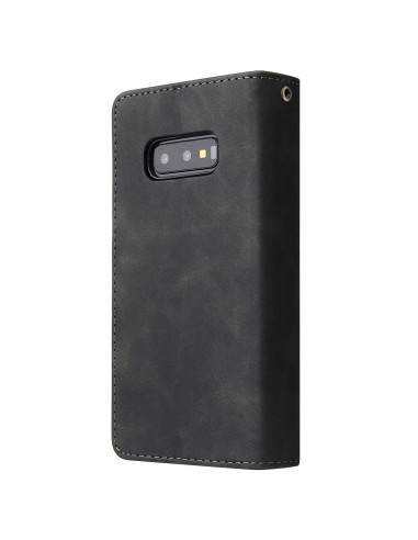 Samsung S10e Multifunktionellt Plånboksfodral Zipper 8-Fack