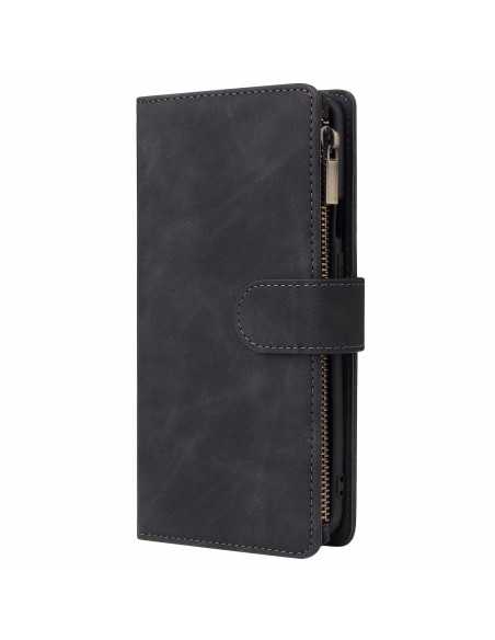 OnePlus 7T Pro Multifunktionellt Plånboksfodral Zipper 8-Fack