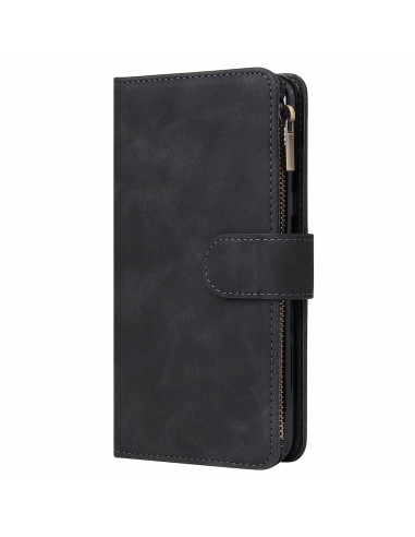 Google Pixel 4 Multifunktionellt Plånboksfodral Zipper 8-Fack