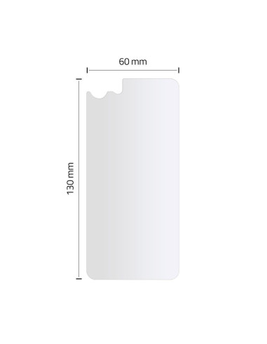 iPhone 7/8/SE (2020) Hybridglas 7H Baksida Hofi