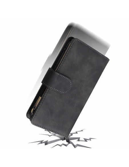 iPhone 7 / 8 / SE (2020&amp;2022) Multifunktionellt Plånboksfodral Zipper 8-Fack