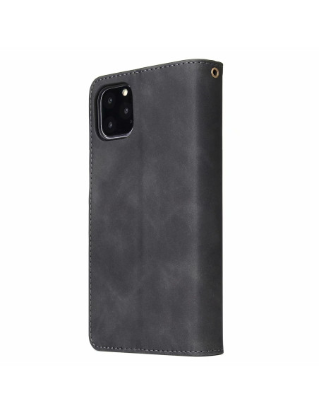 iPhone 11 Pro Multifunktionellt Plånboksfodral Zipper 8-Fack