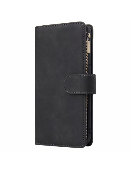Samsung A20s Multifunktionellt Plånboksfodral Zipper 8-Fack