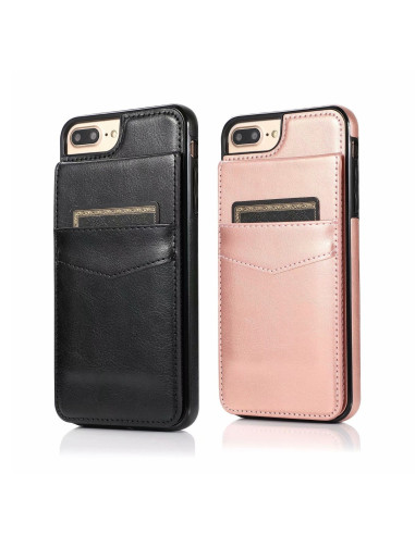 iPhone 7 Plus / 8 Plus Mobilskal Korthållare 6-FACK Retro V3