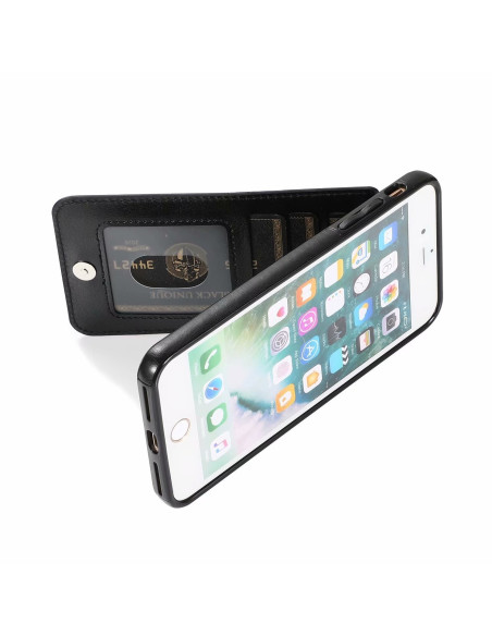 iPhone 7 Plus / 8 Plus Mobilskal Korthållare 6-FACK Retro V3