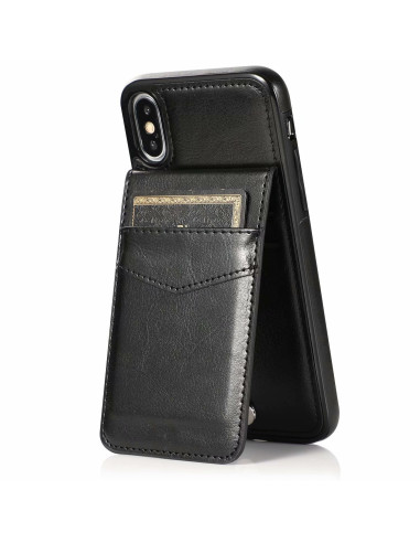 iPhone XS Max Mobilskal Korthållare 5-FACK Retro V3