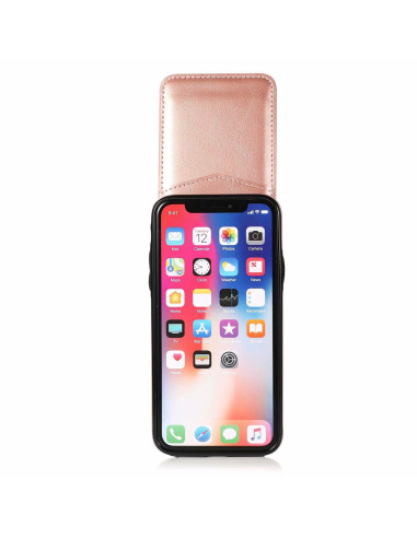 iPhone XS Max Mobilskal Korthållare 5-FACK Retro V3