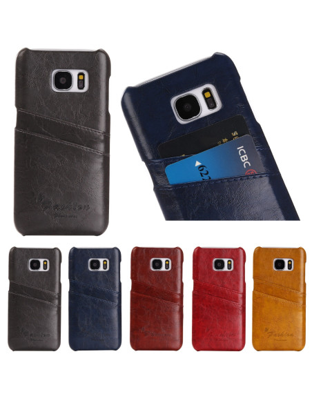 Samsung S5 Skal Korthållare Retro