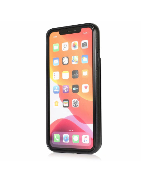 iPhone 11 Mobilskal Korthållare 6-FACK Retro V3