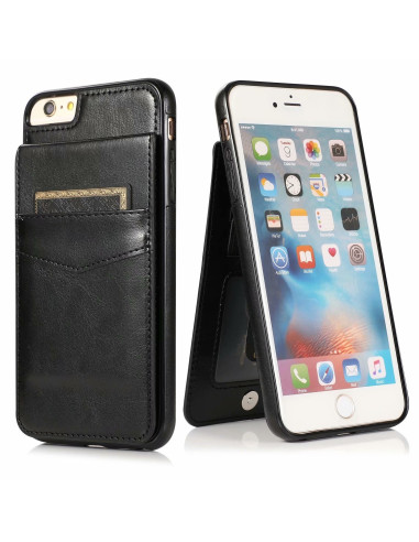 iPhone 6/6s Mobilskal Korthållare 6-FACK Retro V3