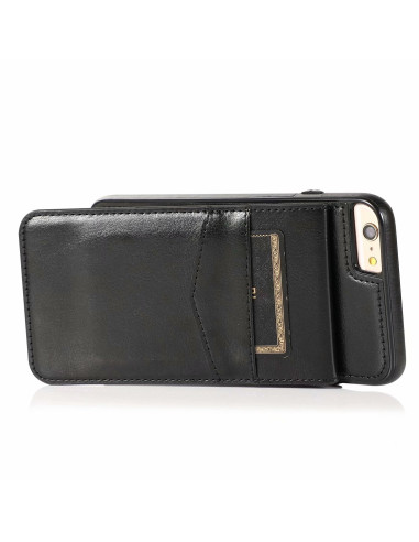 iPhone 6/6s Mobilskal Korthållare 6-FACK Retro V3