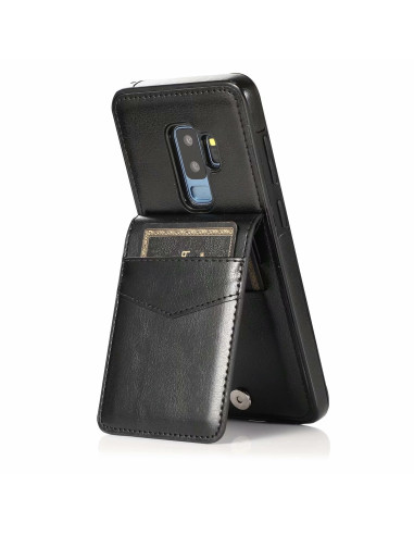 Samsung S9 Plus Mobilskal Korthållare 4-FACK Retro V3