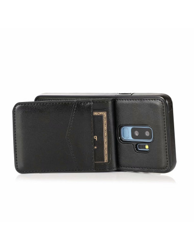Samsung S9 Plus Mobilskal Korthållare 4-FACK Retro V3