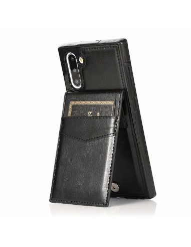 Samsung Note 10 Plus Mobilskal Korthållare 5-FACK Retro V3