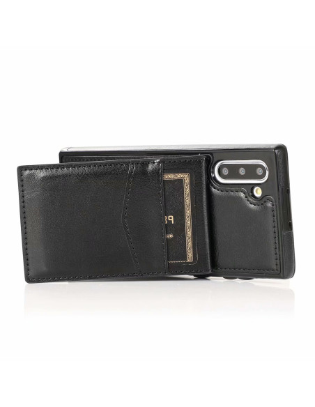 Samsung Note 10 Plus Mobilskal Korthållare 5-FACK Retro V3