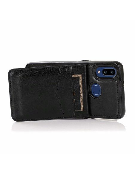 Samsung A20e Mobilskal Korthållare 5-FACK Retro V3